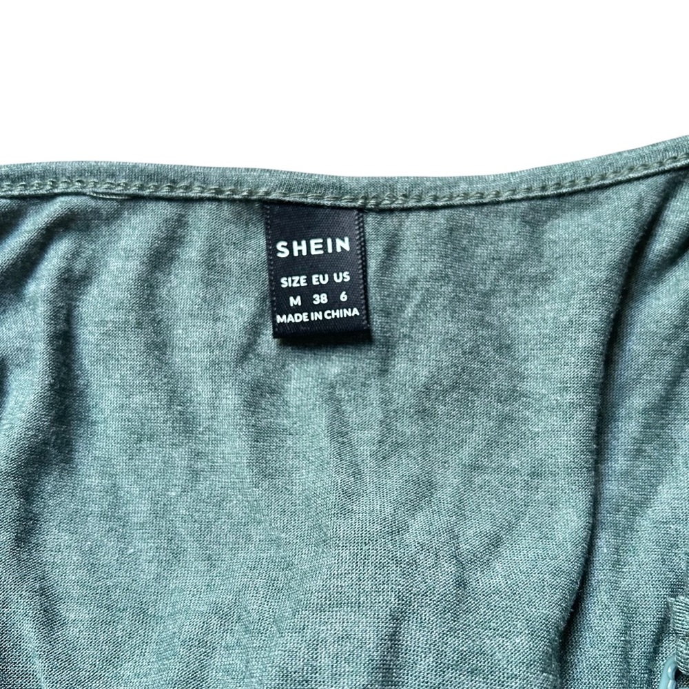 Shein | Olive Green Maternity Jumpsuit - Picture 8 of 9